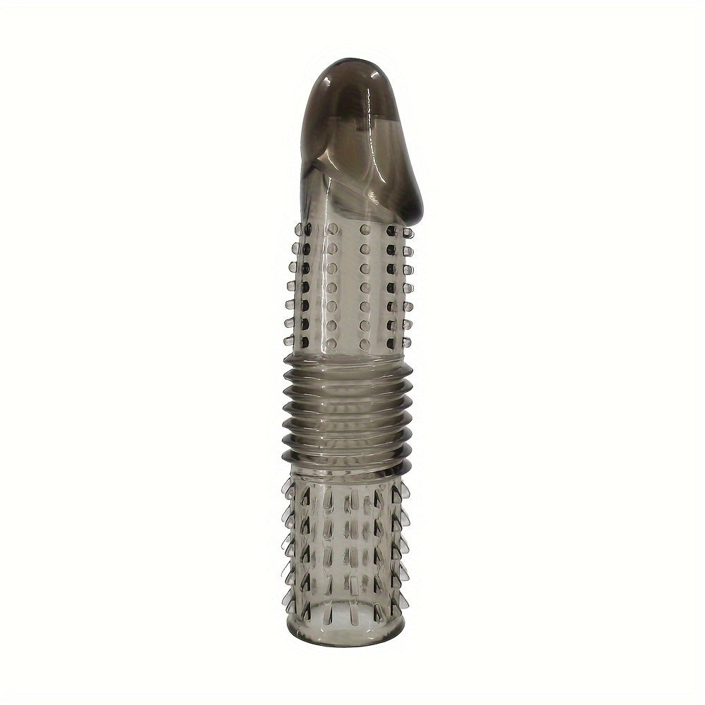 Men's Crystal Adult Sex Toy Penis Cover Sleeve Penis Extender Reusable Delay Ejaculation Add More Fun And Excitement For Men Women Couples