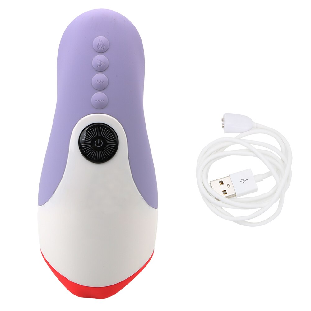 Blowjob Heating Sex Toys for Men Masturbation Vibrator 10 Speed Deep Throat Oral Sex Machine Male Masturbation Cup