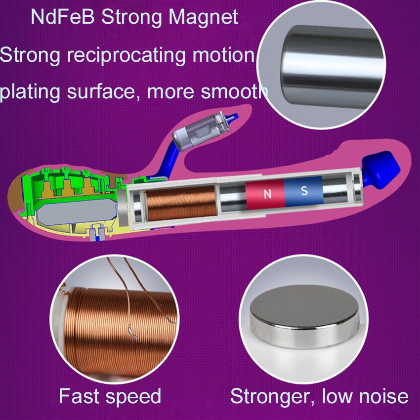 Leten Prostate Silicone Waterproof Electromagnetic Pulsating Thrusting Dildo Vibrator with Heating Function Penis Wand Massager