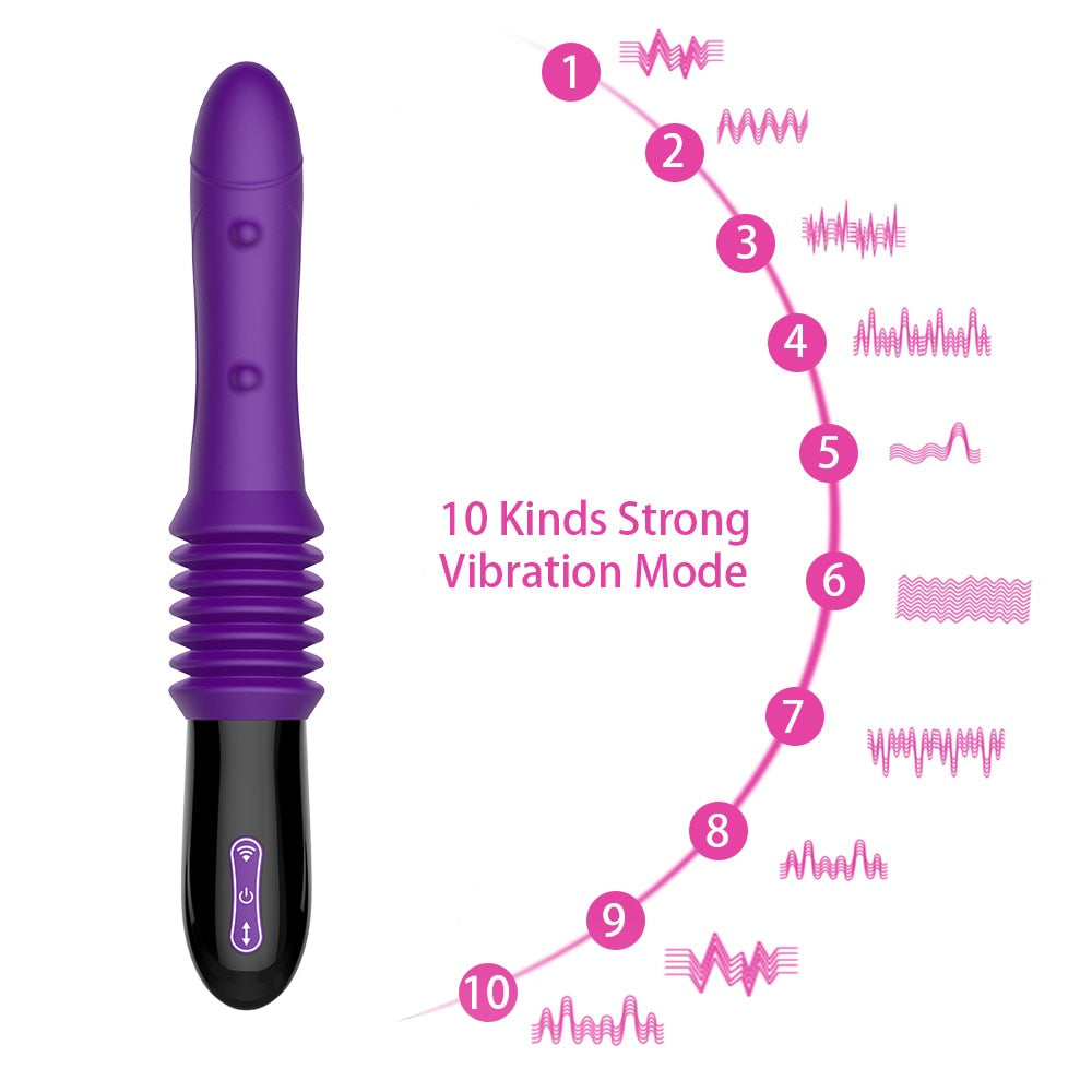 Male Masturbation Machine Vibrator Automatic Stretching G-spot Massage Female Masturbation Sex Toys for Women Dildos Erotic Shop