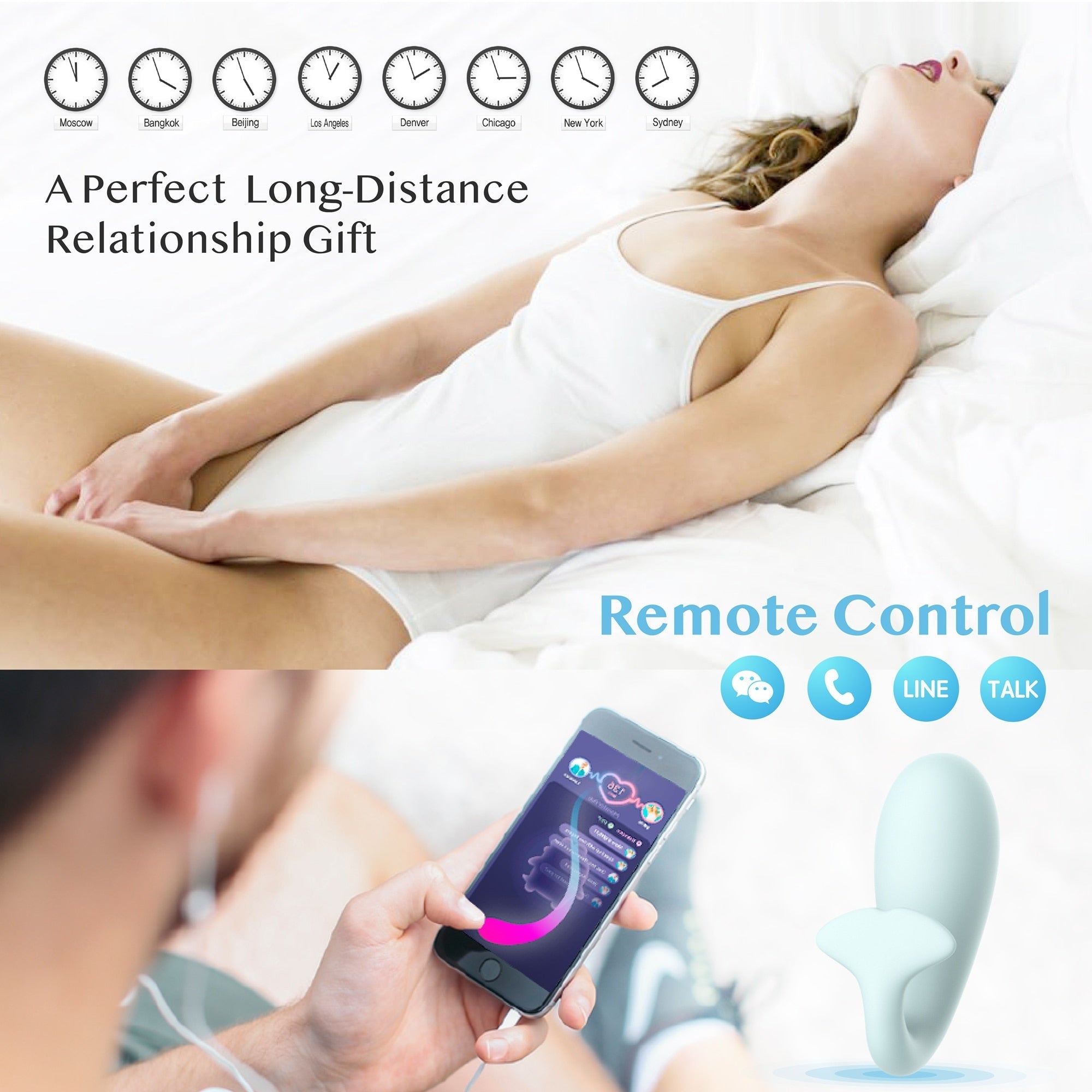 Monster Pub 1X Bluetooth Remote Vibrators Rechargeable Clitoral &amp; G-Spot Sex Toys for Adults 18 Women Masturbator Product