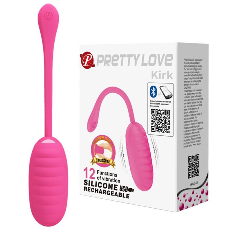 New App Control Blutooth Vibrator Eggs 12 Speeds Pretty Love Vibrador Sex Toys for Women G Spot Clit Massage Female Masturbator