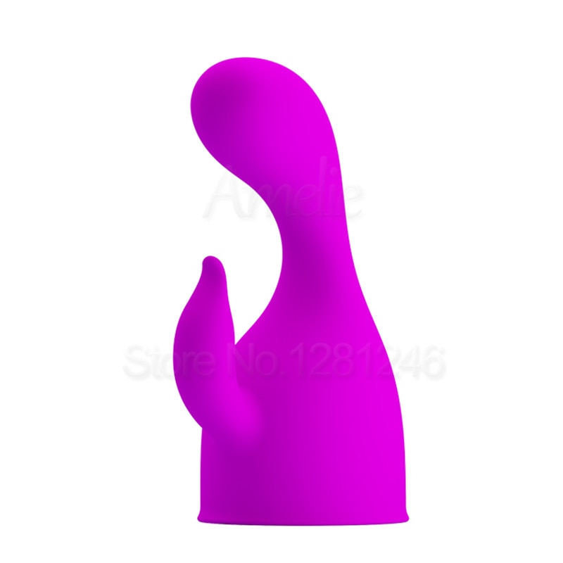 Prettylove G-spot Clitoris Stimulation AV Vibrator Cap Head Magic Wand Massager Attachment AV Rod Accessories Sex Toys for Woman