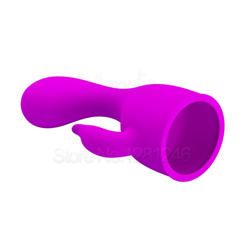 Prettylove G-spot Clitoris Stimulation AV Vibrator Cap Head Magic Wand Massager Attachment AV Rod Accessories Sex Toys for Woman