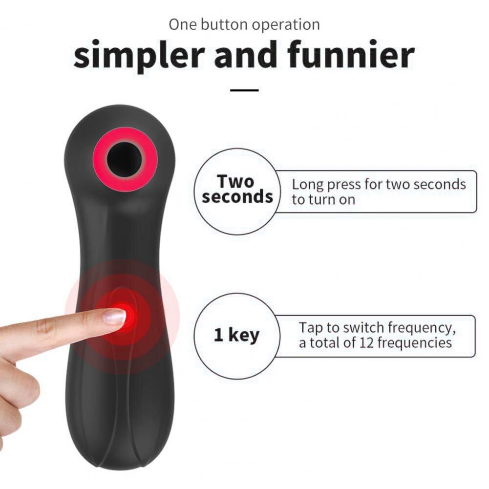 Vibrator Clit Sucker Vagina Sucking Easy To Clean Waterproof Silicone Clit Stimulator Etotic Masturbation Sucker for Vagina
