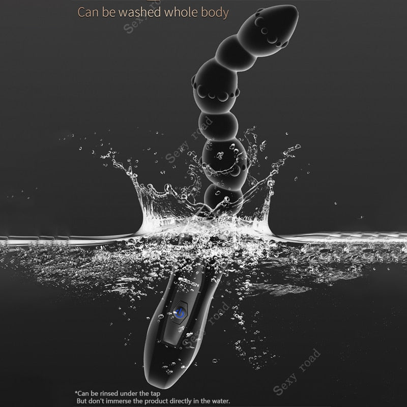 anal Vibrator sex toys for woman anal Silicone USB charging anal beads Male prostate massage anal balls gay prostate  anal toy